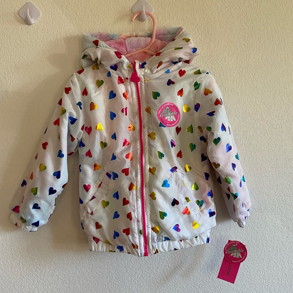 Betsey Johnson NWT reversible 3T jacket